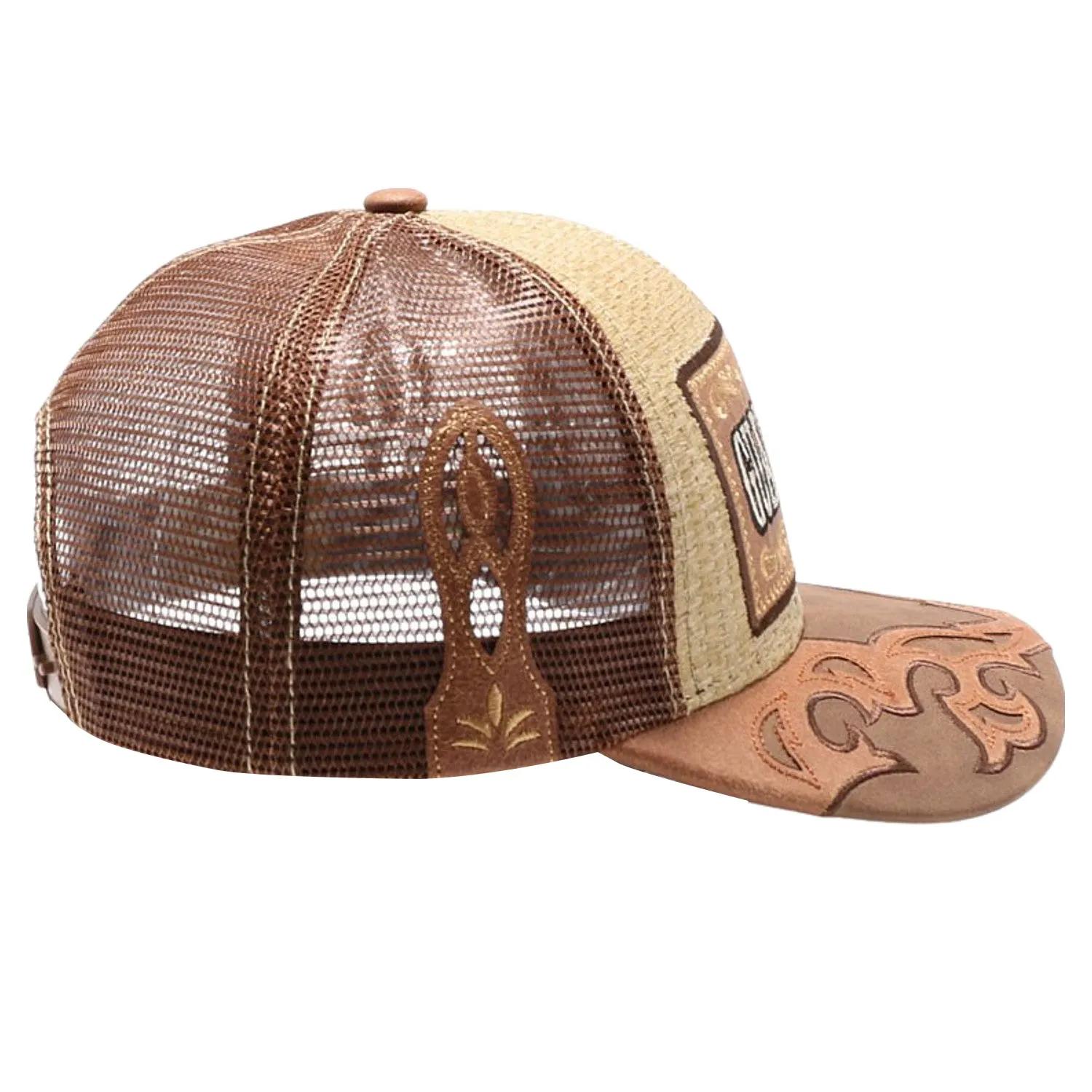 New Straw Guadalajara Hat (Khaki/Brown)