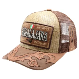 New Straw Guadalajara Hat (Khaki/Brown)