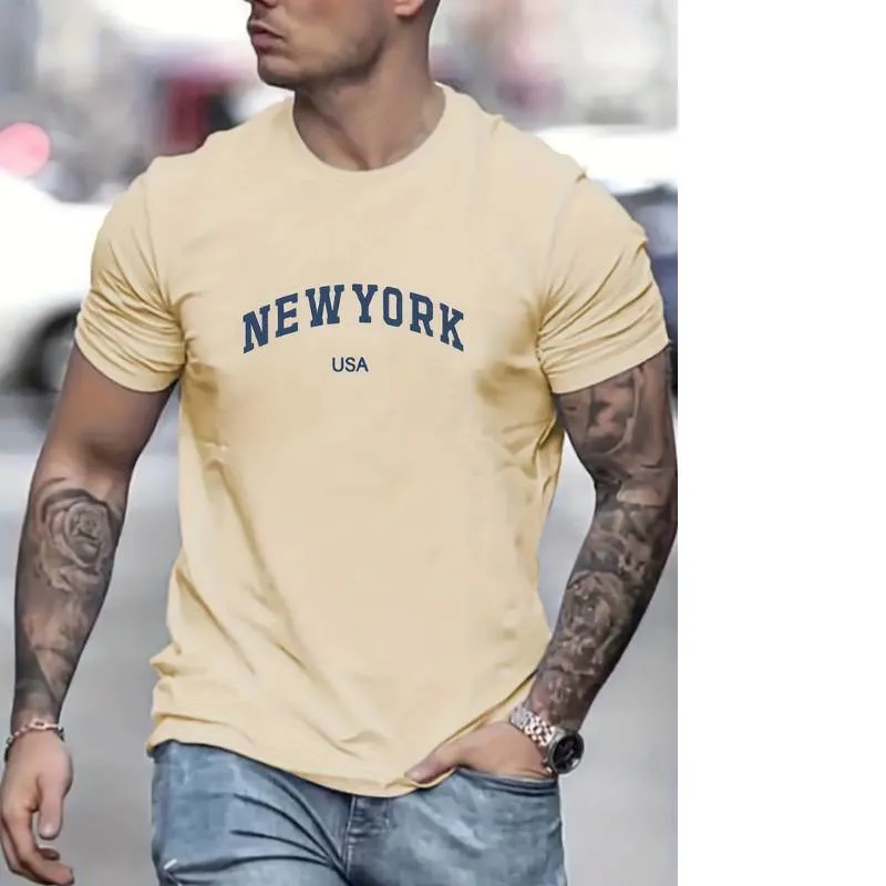 New York Men's Cotton T-Shirt