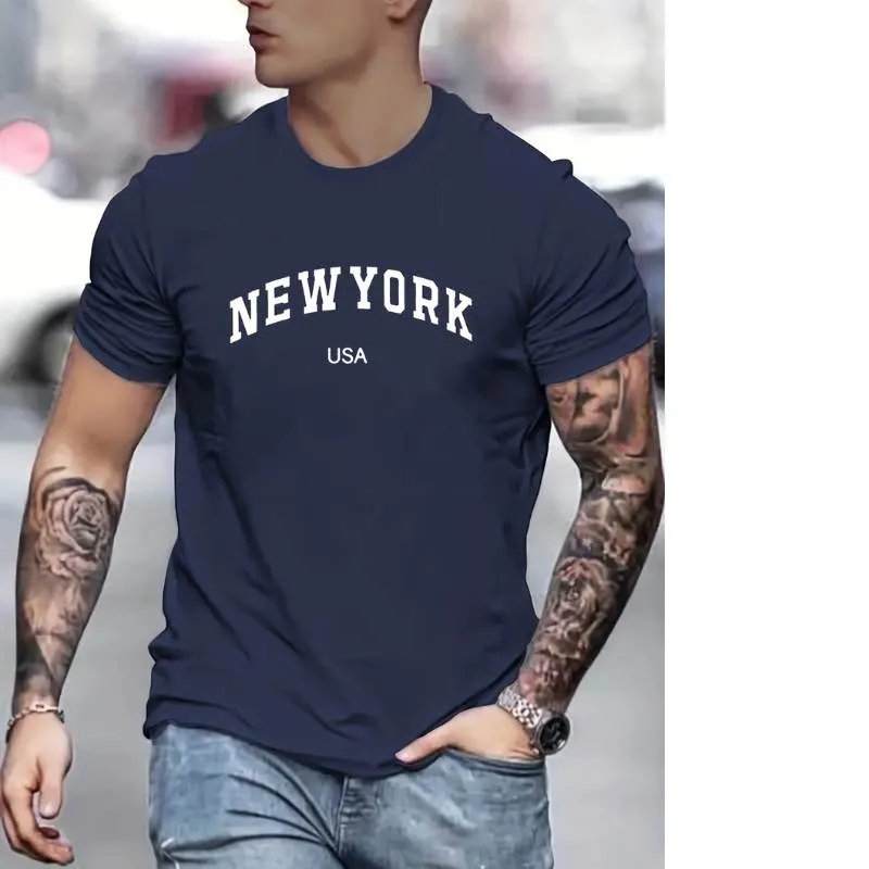 New York Men's Cotton T-Shirt