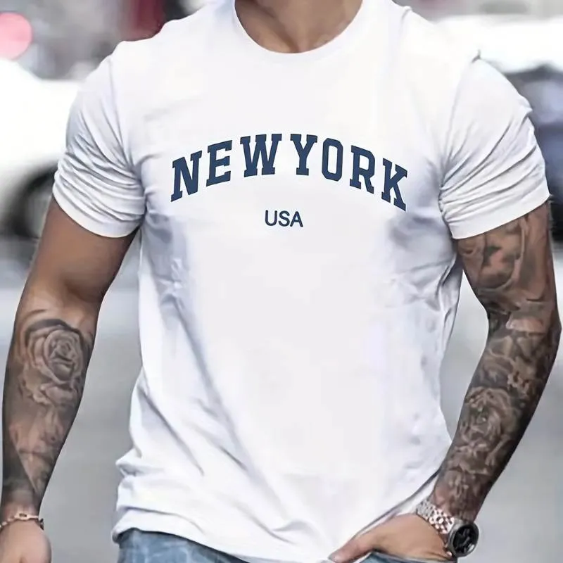 New York Men's Cotton T-Shirt