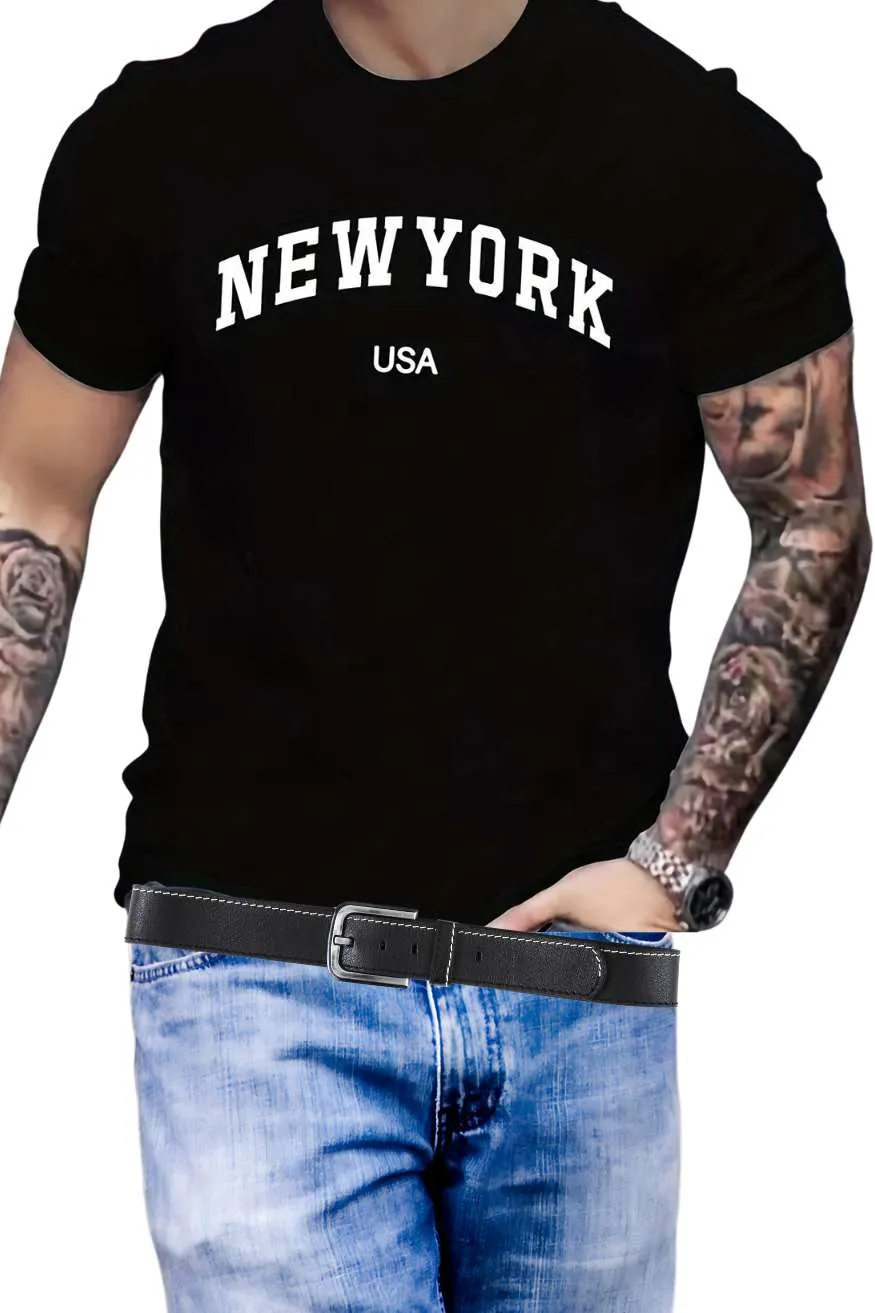 New York Men's Cotton T-Shirt