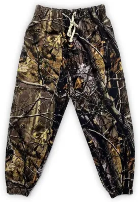 Real Tree Branch Print Drawstring Waist Jogger Pants Casual Comfy Pocket Trousers for Outdoor Sports