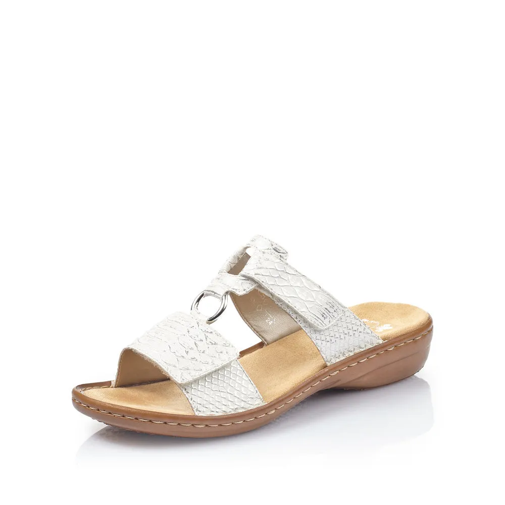Rieker Ladies Velcro Backless Sandal