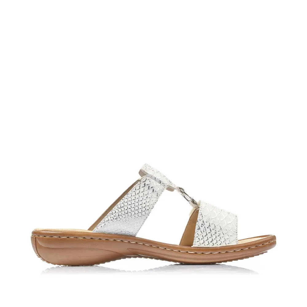 Rieker Ladies Velcro Backless Sandal