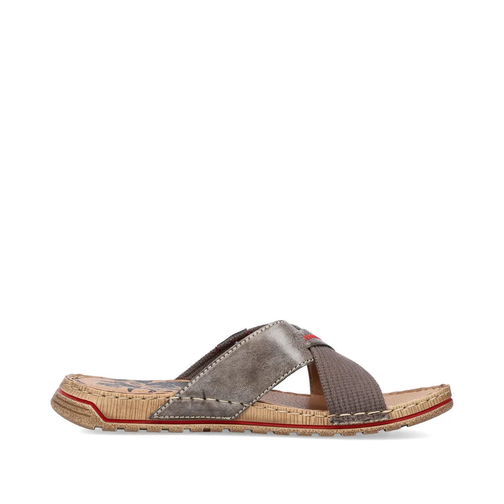 Rieker Men's Backless Slip On Sandal
