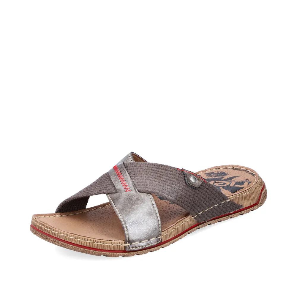Rieker Men's Backless Slip On Sandal