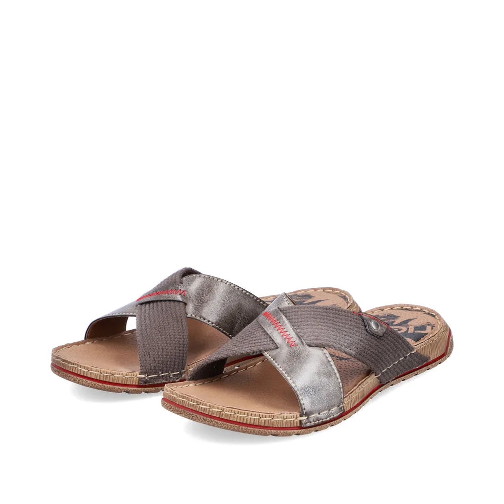 Rieker Men's Backless Slip On Sandal