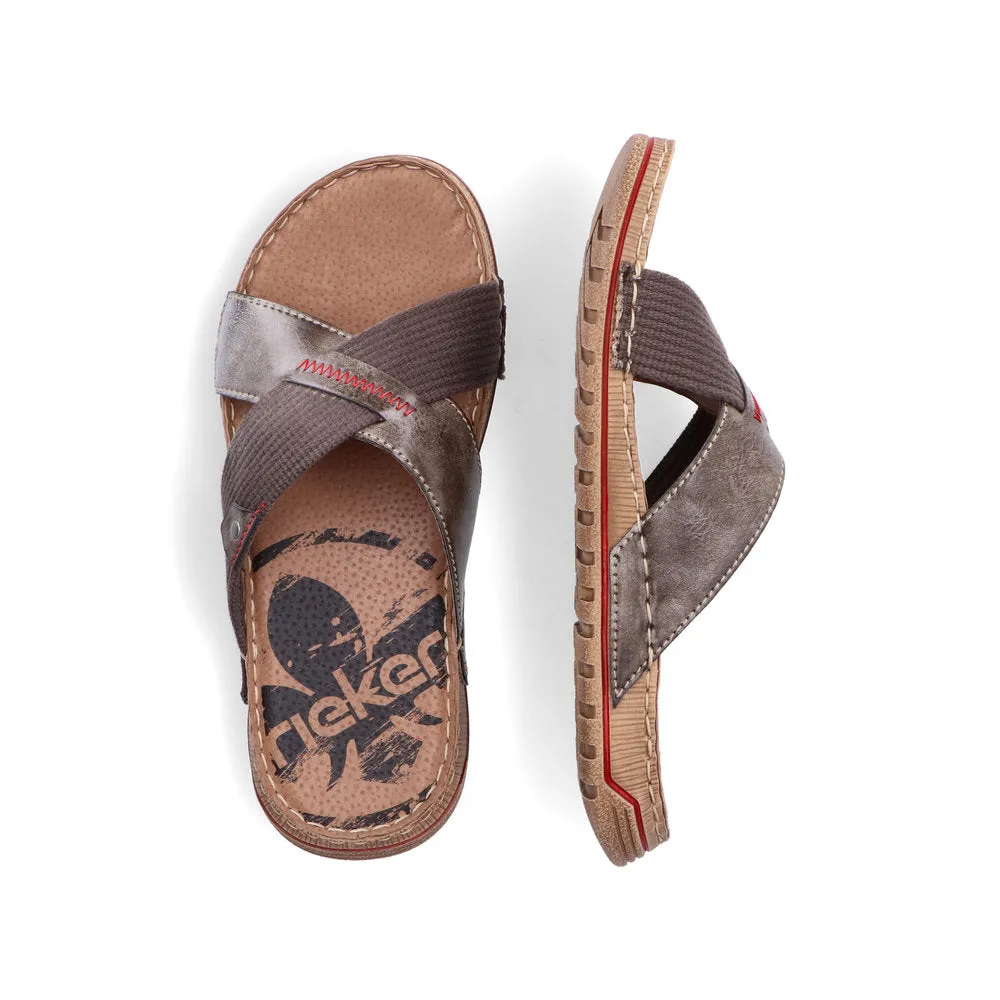 Rieker Men's Backless Slip On Sandal