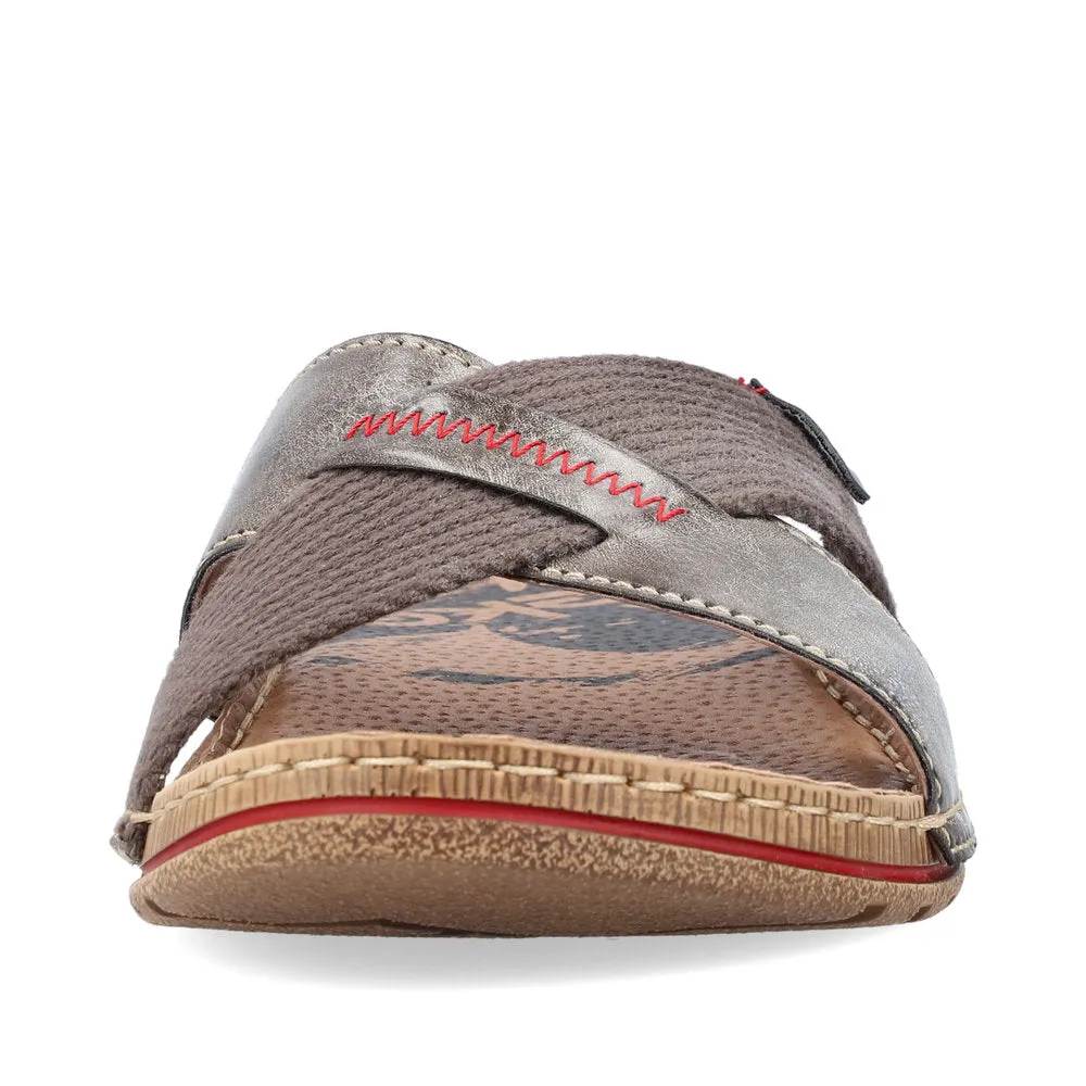 Rieker Men's Backless Slip On Sandal