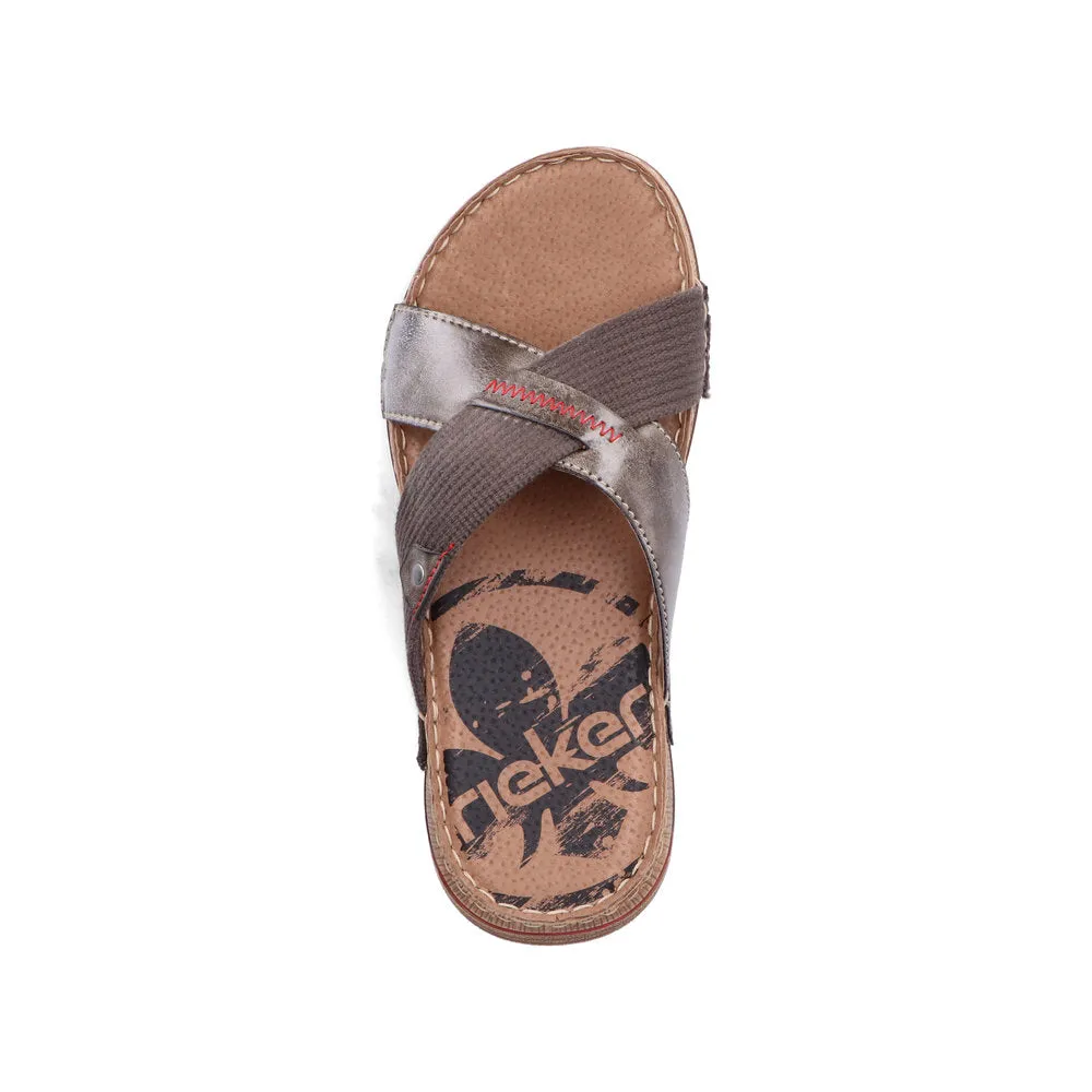 Rieker Men's Backless Slip On Sandal