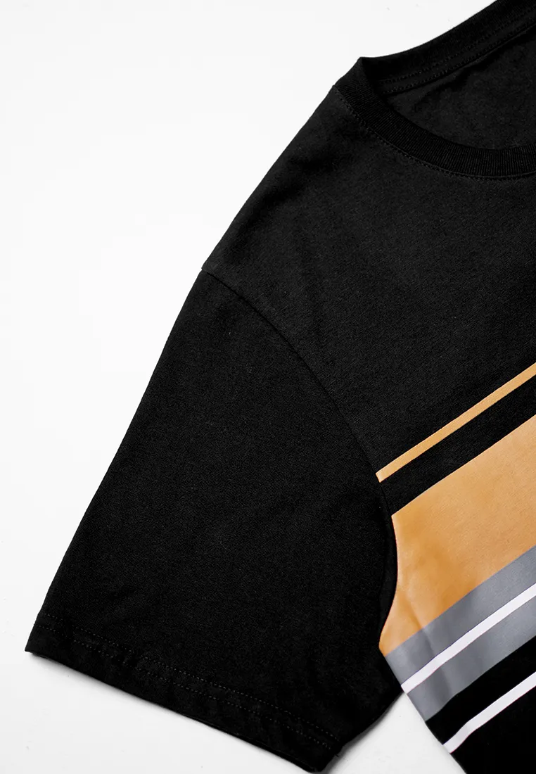 Ryusei T-shirt Tamagawa Black