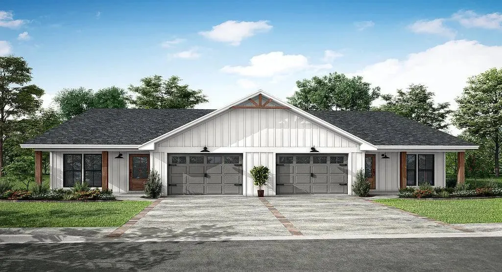 Sytlish Duplex Plan with Spacious Living and Comfortable Living spaces