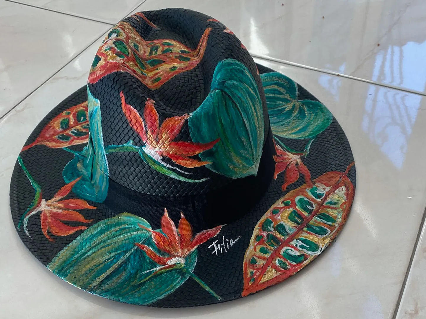 The Contadora Hat (Black)