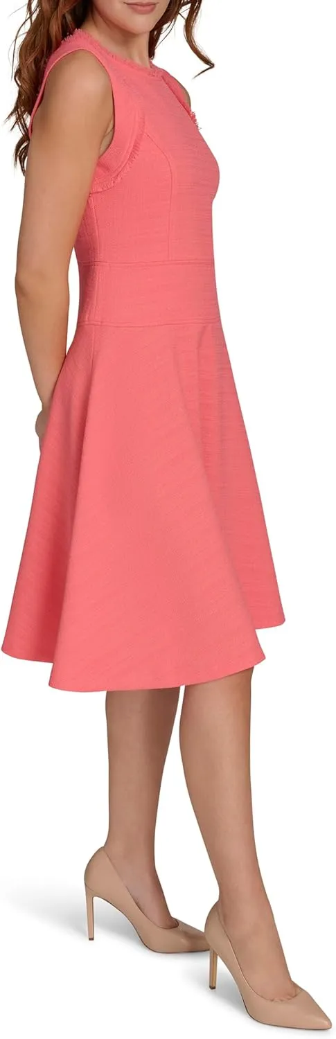 Tommy Hilfiger Women's Sleeveless Scoop Neck Fit and Flare Dress