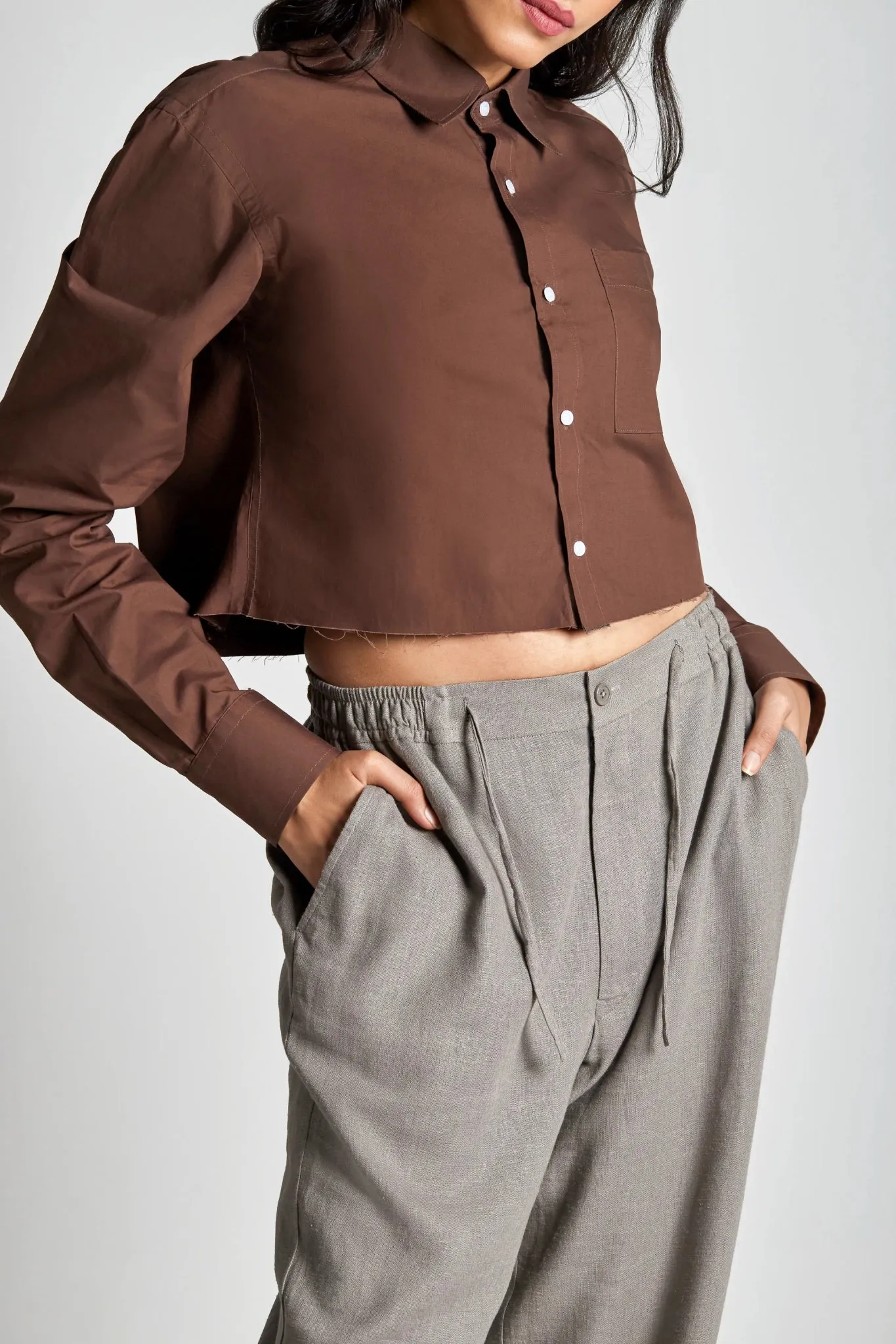 Walnut Cut it Off Shirt