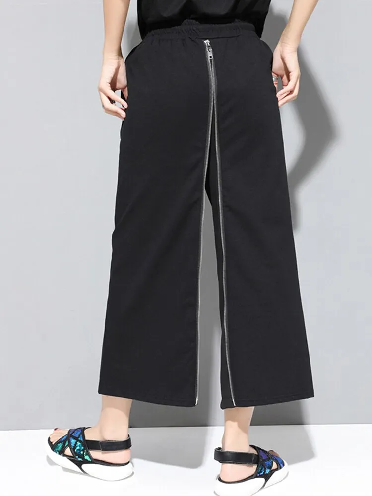 Zipper Two Ways Wear Trousers